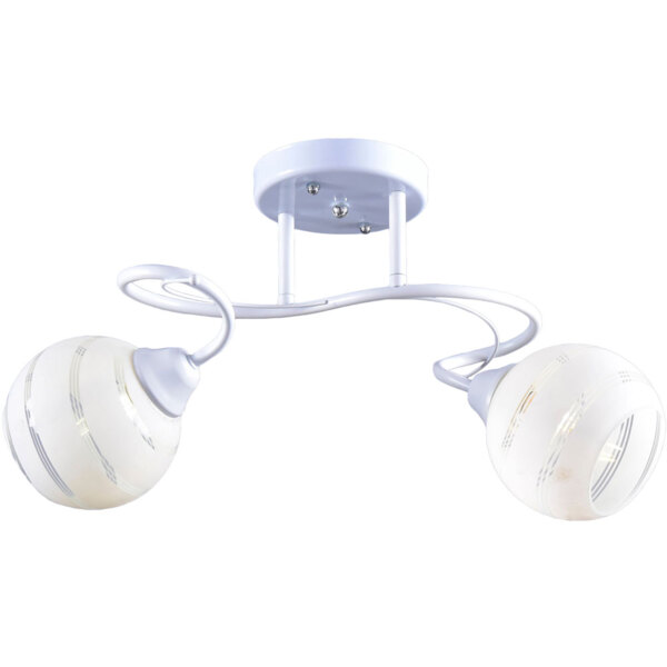 Фото Люстра потолочная россвет этнос рс21411 wt/2c е27 2x60вт ip20