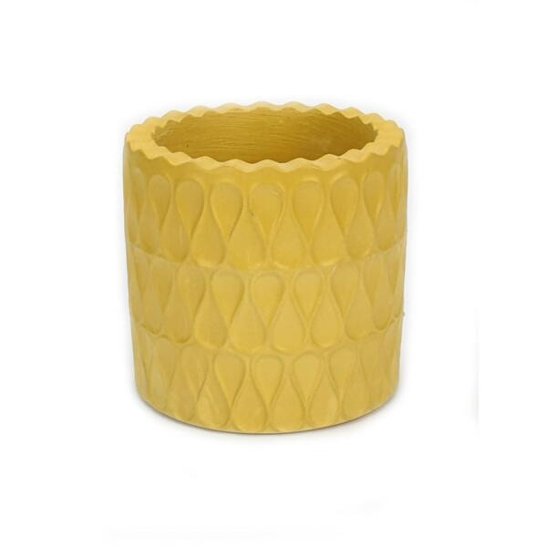 Фото Кашпо барроко vipset 0,48л желтый