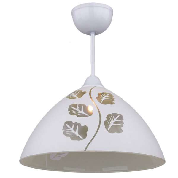 Фото Светильник подвесной россвет рс20257 wt/1c е27 ip20 белый