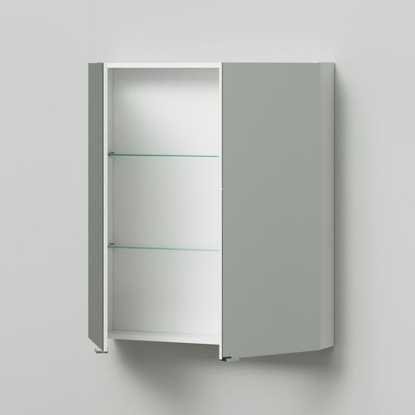 Фото Зеркальный шкаф ika style 80 800х150х900 (белый глянец)