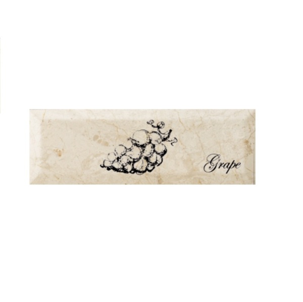 Фото Декор fruit mistral grape бежевый 10x30 50976