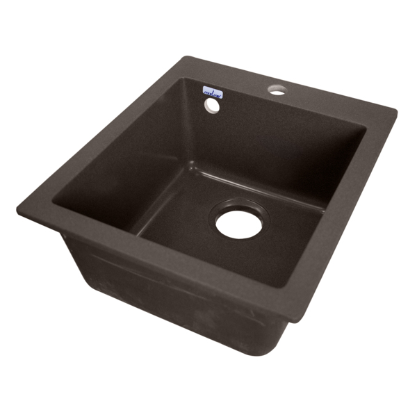 Фото Мойка кухонная искуственный мрамор mixline 49х42 547608