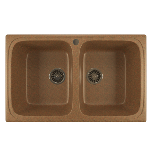 Фото Мойка кухонная искуственный мрамор mixline 49х77 525189