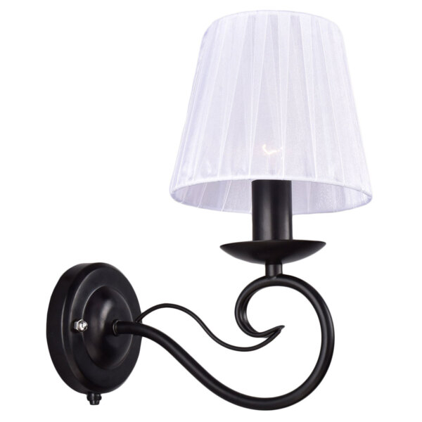 Фото Бра россвет танго рс20945 bk/1w е14 60вт