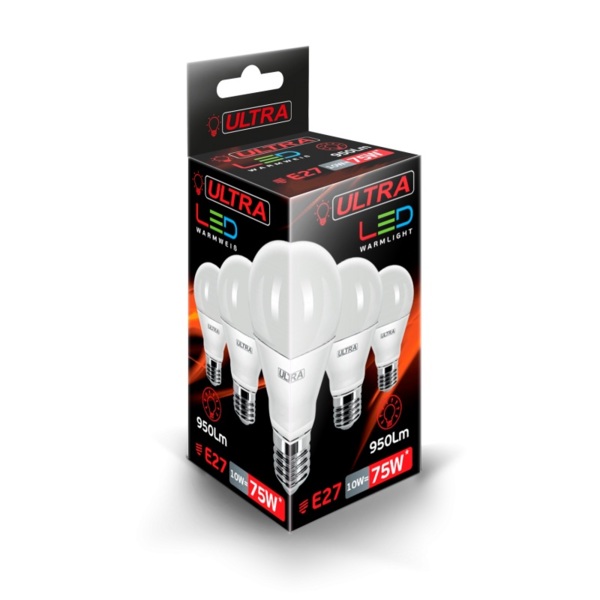 Фото Лампа светодиодная ultra е27 груша 10вт 3000к 5055268047989
