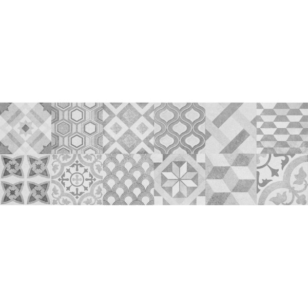 Фото Декор грэйс 60х20 серый 07-00-5-17-00-06-2331