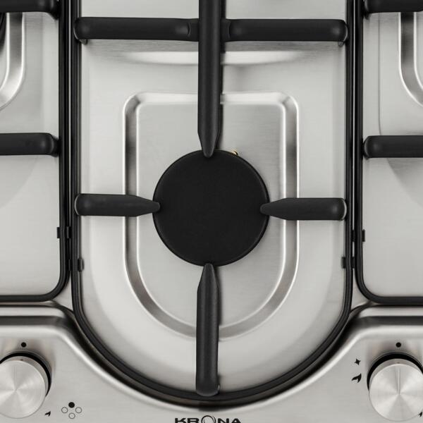 поверхность варочная газовая partita 60 ix krona независимая 00026313