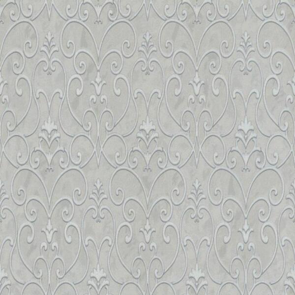 Фото Обои 70321-14 аспект deluxe орландо флизелин 1,06*10,05м дамаск серый