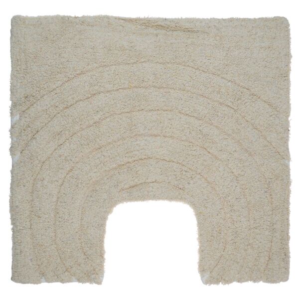 Фото Коврик для ванной комнаты с u-вырезом 50*50cm fora хлопок бежевый for-da050-u 50bg