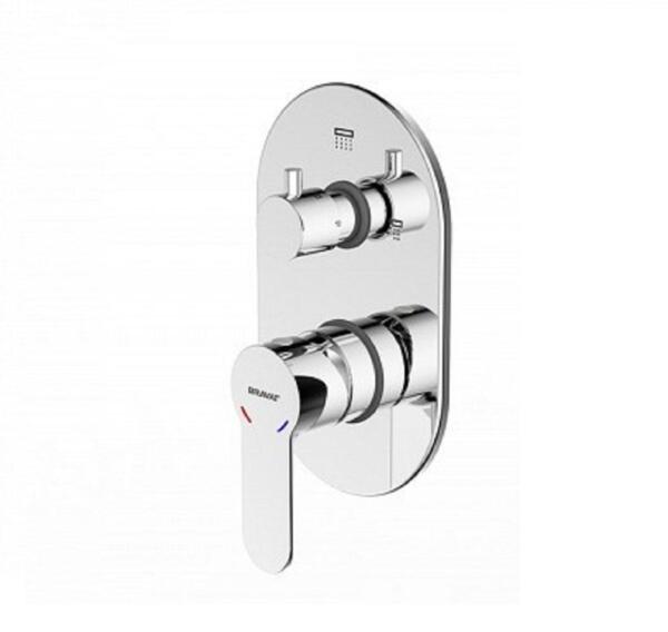 Фото Смеситель встраиваемый в стену bravat new moon p69191c-2-rus