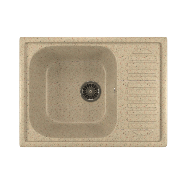 Фото Мойка кухонная искуственный мрамор mixline 49х64 525144