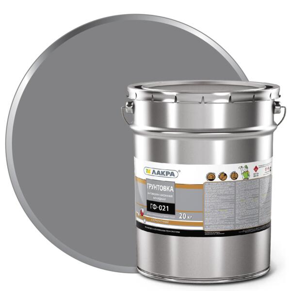 Фото Грунтовка гф-021 20кг серый л-с