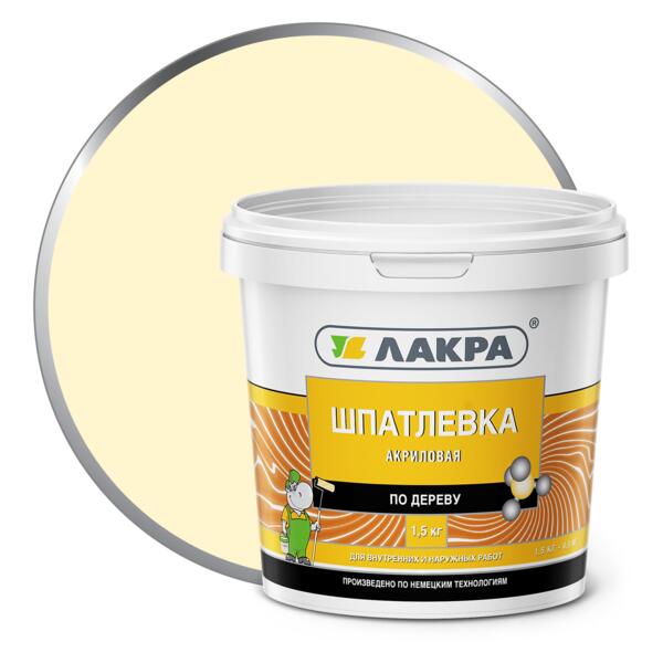 Фото Шпатлевка по дереву лакра 1,5кг береза