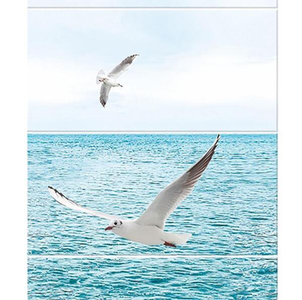 Фото Панель пвх panda 2700х250х3мм море добор панно 4шт