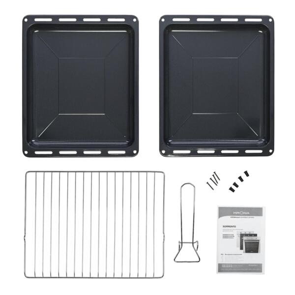 шкаф духовой электрический sorrento 60 ix krona независимый 00026367