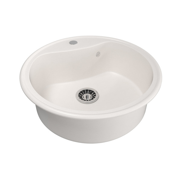 Фото Мойка кухонная искуственный мрамор mixline 49х49 533495