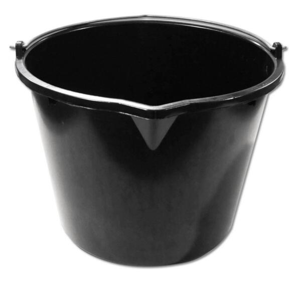 Фото Ведро мерное резинопластмассовое 20 /р/ наш инструмент с металлической ручкой 080506-001-020