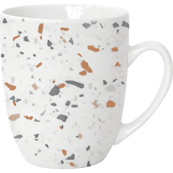 Фото Кружка 390мл terrazzo apollo фарфор серо-песочный ter-31-gs