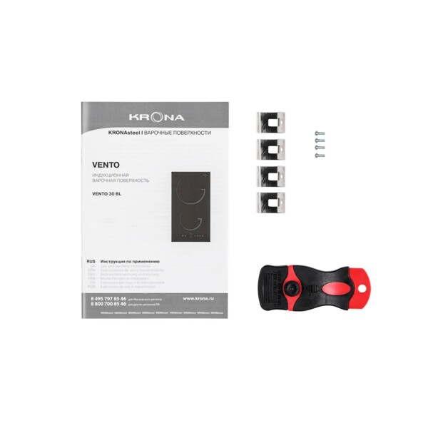 поверхность встраиваемая индукционная варочная krona vento 30 bl
