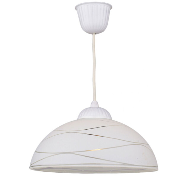 Фото Светильник подвесной россвет рс-016 белые нити е27 ip20