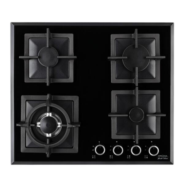 поверхность варочная газовая calore 60 bl krona независимая 00026315