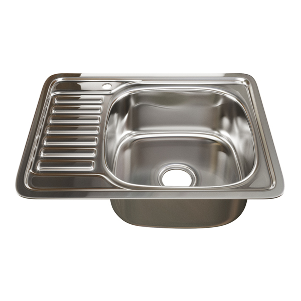 Фото Мойка кухонная нержавеющая сталь mixline 48х58 535618