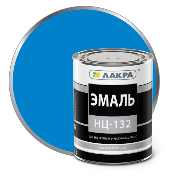 Фото Эмаль нц-132 0,7кг голубая /лакра/