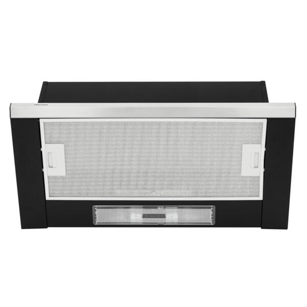 вытяжка кухонная kamilla slim 600 black/inox krona 2 мотора 00020960