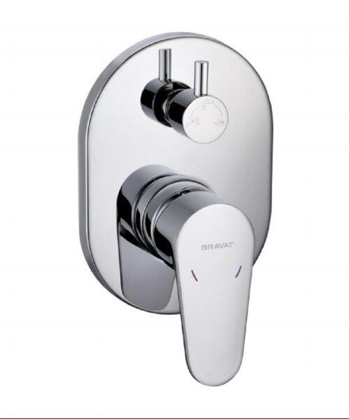 Фото Смеситель встраиваемый bravat fb848238cp-3-rus