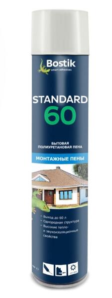 Фото Пена монтажная bostik 750мл 60л