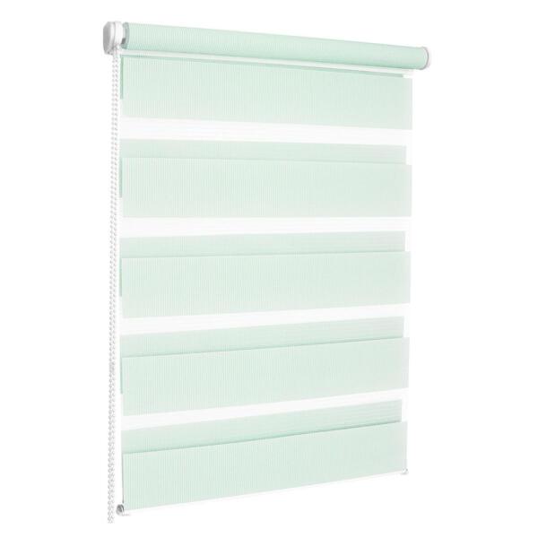 Фото Штора рулонная мини день-ночь 57х170см мятный 400504057
