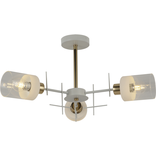 Фото Люстра потолочная toplight chloe tl1253d-03wg е27 3x60вт ip20