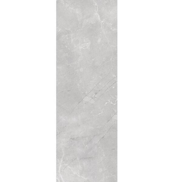 Фото Плитка настенная braga grey rett 25x75 серый 53353