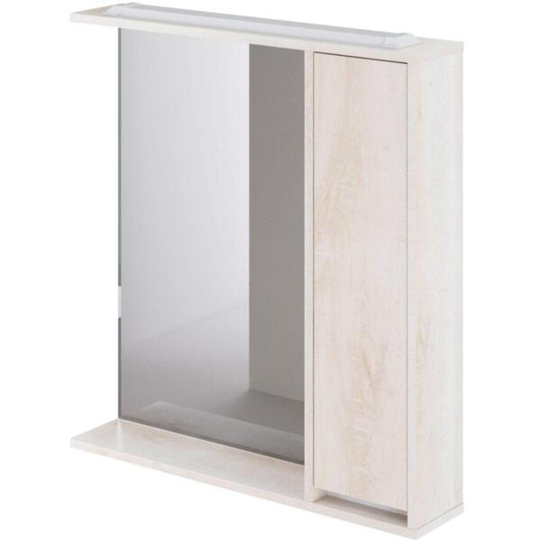 Фото Шкаф-зеркало  итана amelia 75  750х152х800 правое (сканди)