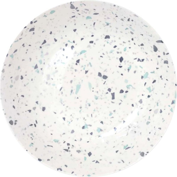 Фото Тарелка суповая 20см terrazzo apollo фарфор серо-бирюзовый ter-35-gt