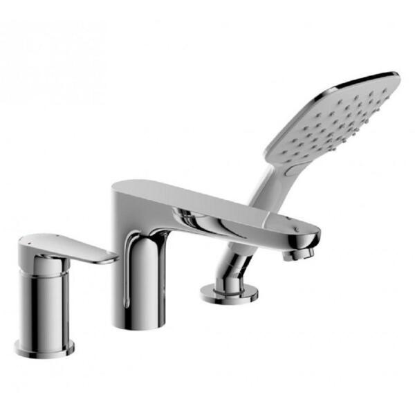 Фото Смеситель для ванны на 3 отверстия bravat iguassu f5173218cp-1-rus