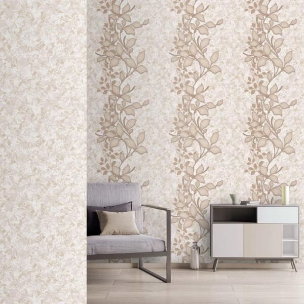 Фото Обои д786-02 соф вьюн бумага 0.53x10м флористика бежевый