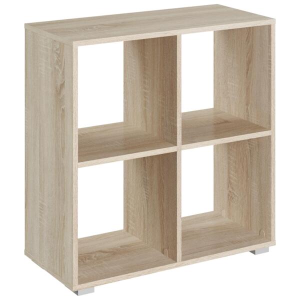 Фото Стеллаж 4 секции 730х338х748 (дуб сонома)