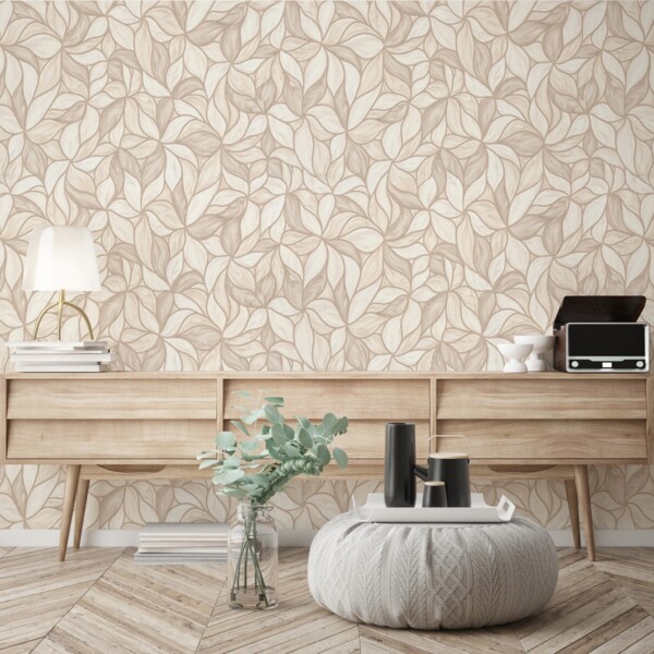 Фото Обои 7144-01 euro decor fractal флизелин 1.06x10,05м узор бежевый