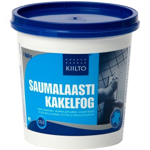 

затирка kiilto saumalaasti природно-белая 1 кг