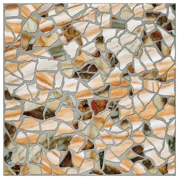 

керамогранит глазуров. мюнхен камни 33*33 коричневый 1сорт 726262