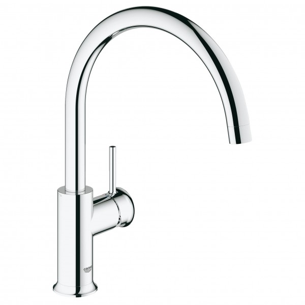 

смеситель для кухни однорычажный grohe bauclassic 31234000