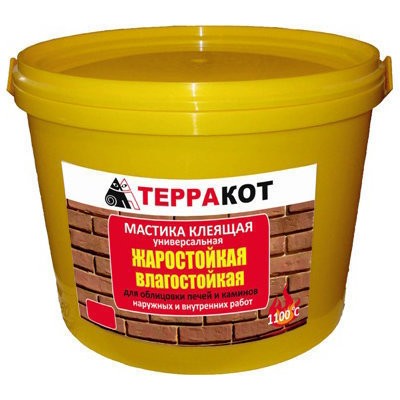 

мастика жаростойкая терракот, 1,5кг