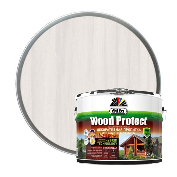 

антисептик dufa wood protect белый 10л